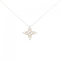 K18YG ダイヤモンド ネックレス 0.13CT