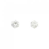 PT ソリティア ダイヤモンド ピアス 1.34CT