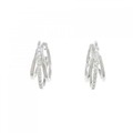 K18WG ダイヤモンド ピアス 0.20CT