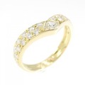 K18YG ダイヤモンド リング 0.10CT