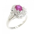 PT ルビー リング 0.71CT