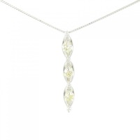K18WG ダイヤモンド ネックレス 1.174CT