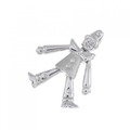 K18WG ダイヤモンド ペンダント 0.08CT