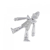K18WG ダイヤモンド ペンダント 0.08CT