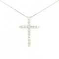 PT クロス ダイヤモンド ネックレス 2.00CT