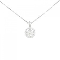 【新品】PT ダイヤモンド ネックレス 0.548CT F SI2 VG