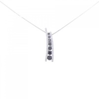 K18WG ダイヤモンド ネックレス 0.65CT