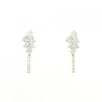 K18WG ダイヤモンド ピアス 0.38CT