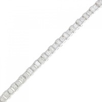 K18WG ダイヤモンド ブレスレット 3.420CT