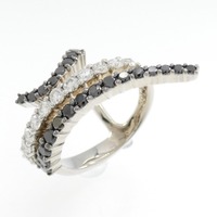 K18WG ダイヤモンド リング 1.05CT