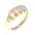 K18YG オパール リング