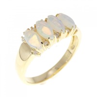 K18YG オパール リング