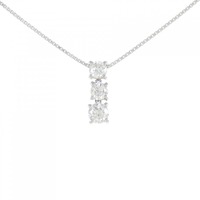 PT スリーストーン ダイヤモンド ネックレス 0.70CT