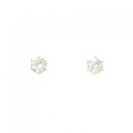 PT ソリティア ダイヤモンド ピアス 0.52CT