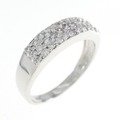 K18WG ダイヤモンド リング 0.33CT