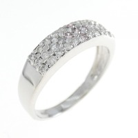 K18WG ダイヤモンド リング 0.33CT