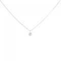 PT ソリティア ダイヤモンド ネックレス 0.235CT