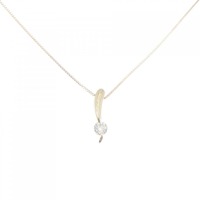 K18YG ダイヤモンド ネックレス 0.27CT