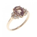 K18PG ガーネット リング 1.39CT