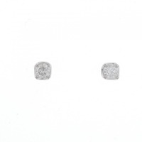PT ソリティア ダイヤモンド ピアス 0.30CT