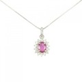 PT ルビー ネックレス 1.22CT