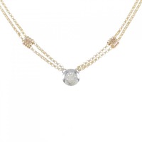 750スリーカラー ダイヤモンド ネックレス 0.437CT