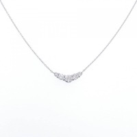 K18WG ダイヤモンド ネックレス 0.51CT