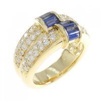 K18YG サファイヤ リング 0.90CT