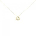 K18YG ダイヤモンド ネックレス 0.10CT