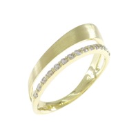 K18YG ダイヤモンド リング 0.22CT