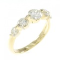 K18YG ダイヤモンド リング 1.00CT
