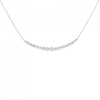 K18WG ダイヤモンド ネックレス 0.50CT