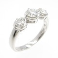 K18WG ダイヤモンド リング 0.286CT