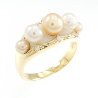 K18YG カラーストーン リング