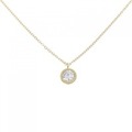 K18YG ダイヤモンド ネックレス 0.42CT