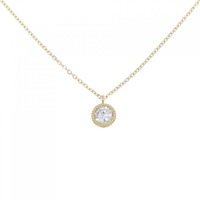 K18YG ダイヤモンド ネックレス 0.42CT