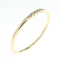 K18YG ダイヤモンド リング 0.02CT