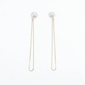 【新品】K18YG アコヤパール ピアス 4.6mm