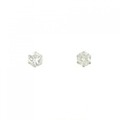 PT ソリティア ダイヤモンド ピアス 0.64CT