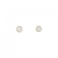 【リメイク】K18YG ダイヤモンド ピアス 0.210CT 0.234CT G SI1 Good