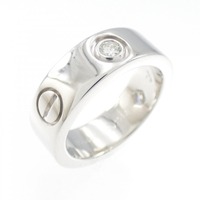 カルティエ ラブ ハーフダイヤ リング