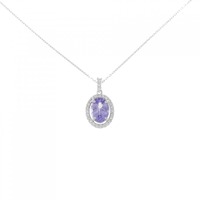 K18WG タンザナイト ネックレス 1.18CT