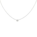 K18YG ソリティア ダイヤモンド ネックレス 0.23CT