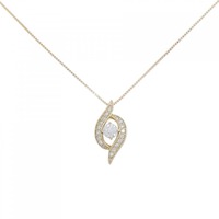 K18YG ダイヤモンド ネックレス 0.240CT
