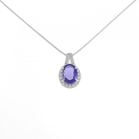 PT タンザナイト ネックレス 4.67CT