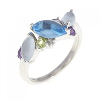 PT カラーストーン リング