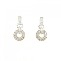 K18WG ダイヤモンド ピアス 0.26CT