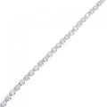 K18WG ダイヤモンド ブレスレット 1.01CT