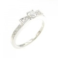 PT リボン ダイヤモンド リング 0.15CT
