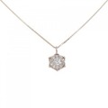 K18PG ダイヤモンド ネックレス 0.31CT